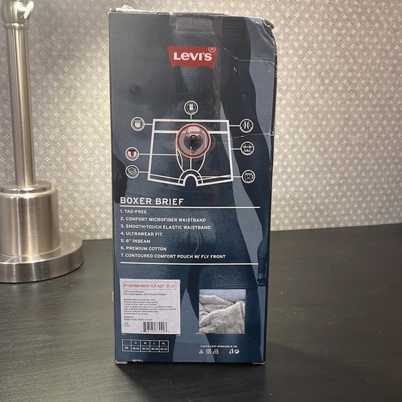 🆕Levi’s Boxer Brief. 5 Pack - Picture 2 of 2